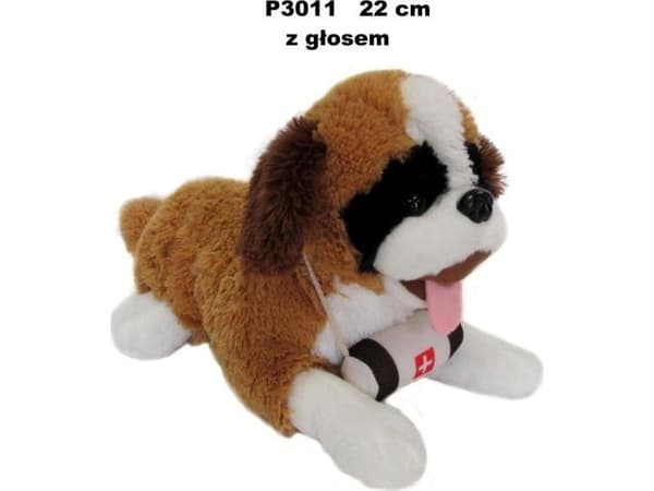 Saint Bernard Dog med stemme 22cm
