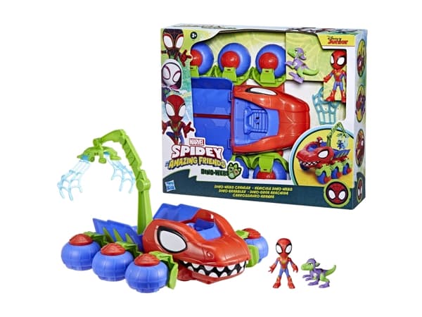 Marvel Spidey and His Amazing Friends Dino Webs Crawler Wholesale, Action/ Eventyr, 3 år, Flerfarget, Plast