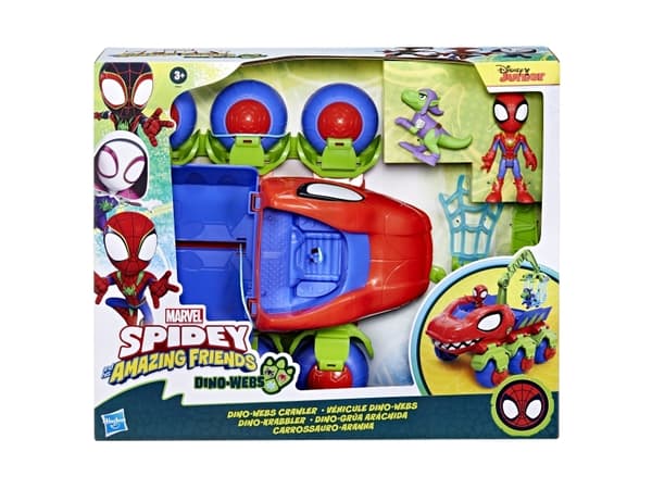 Marvel Spidey and His Amazing Friends Dino Webs Crawler Wholesale, Action/ Eventyr, 3 år, Flerfarget, Plast