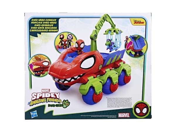 Marvel Spidey and His Amazing Friends Dino Webs Crawler Wholesale, Action/ Eventyr, 3 år, Flerfarget, Plast