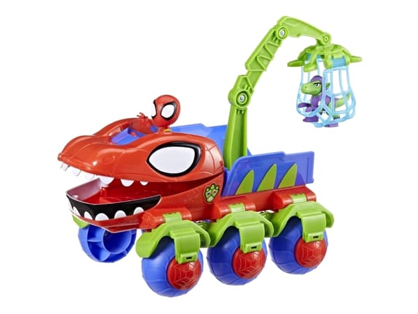 Marvel Spidey and His Amazing Friends Dino Webs Crawler Wholesale, Action/ Eventyr, 3 år, Flerfarget, Plast