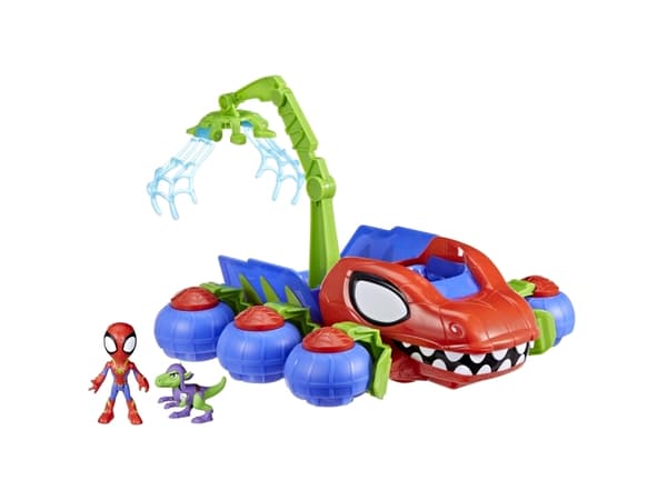 Marvel Spidey and His Amazing Friends Dino Webs Crawler Wholesale, Action/ Eventyr, 3 år, Flerfarget, Plast