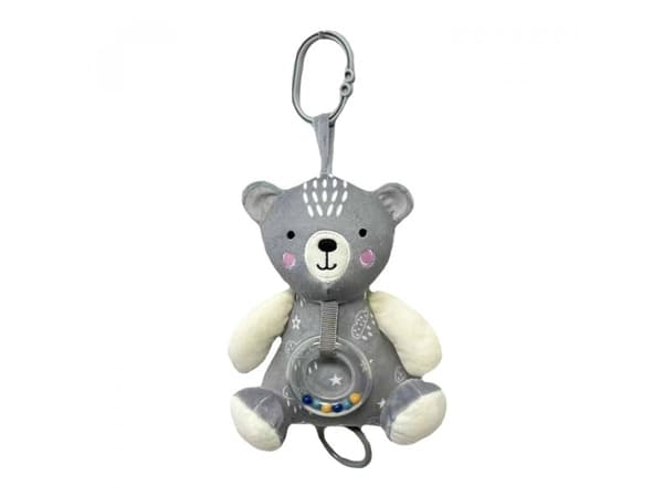 Tullo speldosa teddybjörn grå 18 cm
