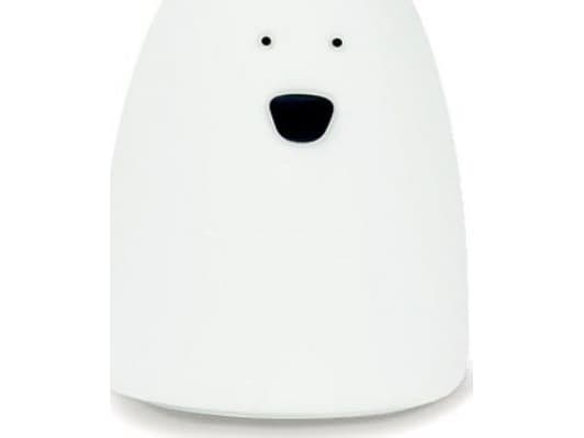 Teddy bear small silicone lamp white