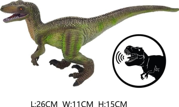 Figuuri Teka Dinozaur velociraptor z głosem