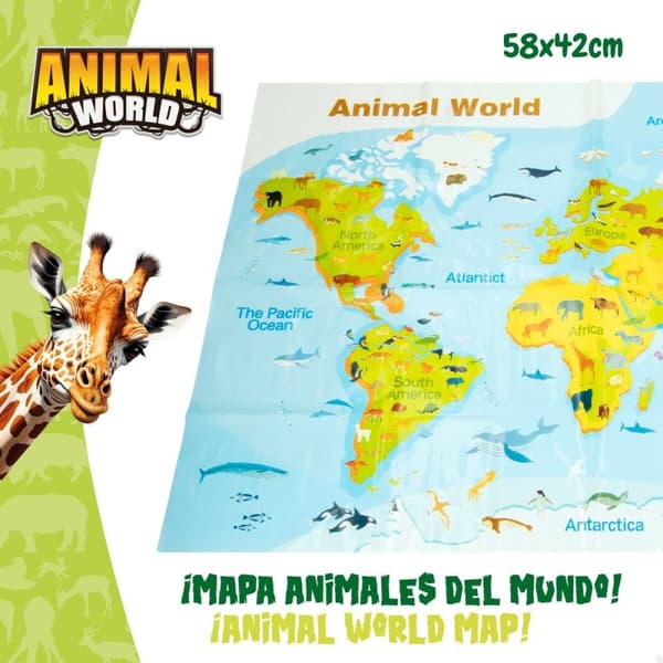 Dyrefigurer Colorbaby 19 Dele Jungle Plastik 14 x 6 x 5 cm (6 enheder)