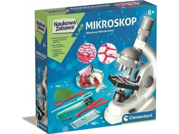 Clementoni Scientific Fun Mikroskooppikokeet 50806