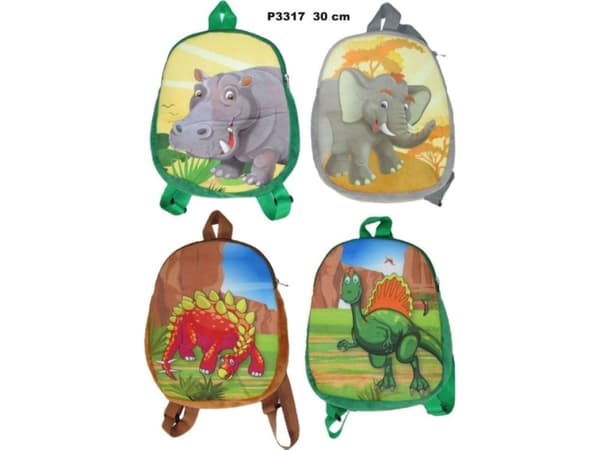 BACKPACK PLUSH ELEPHANT 22X27X4 1ZAM SA