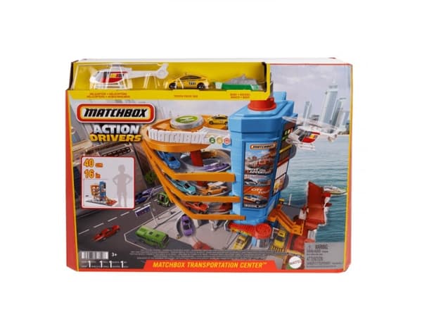 Mattel MB TRANSPORTATION CENTRE 3 VEHICLES HXL47 PUD2 Mattel MB TRANSPORTATION CENTRE 3 VEHICLES HXL47 PUD2