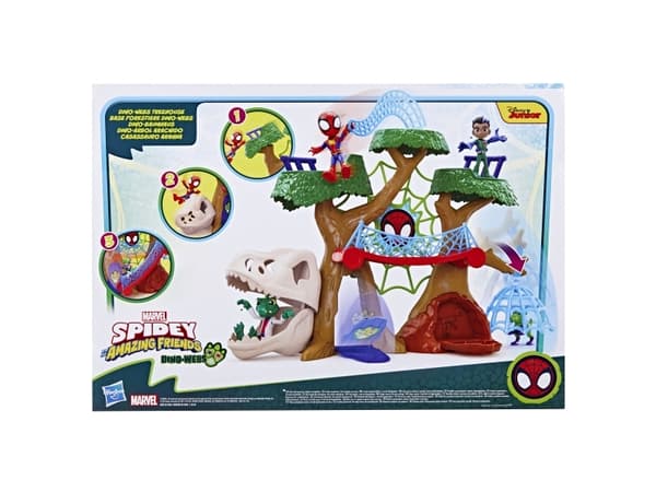 Marvel Spidey och hans fantastiska vänner Dino-Webs-trädkoja, Action/äventyr, 3 År, Multifärg, Plast