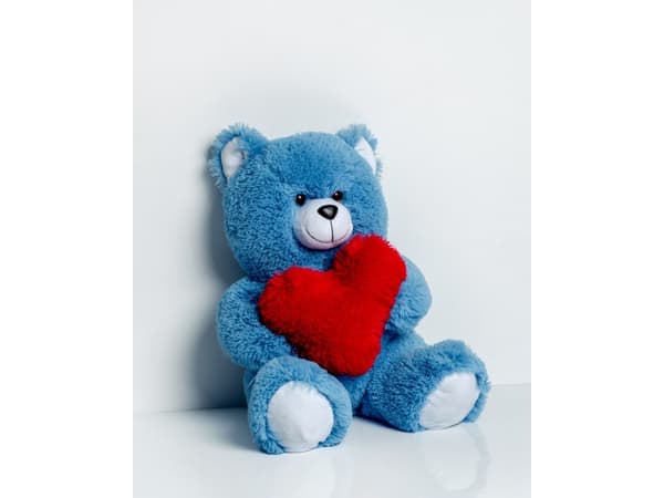 FRANK bamse 50 cm blå