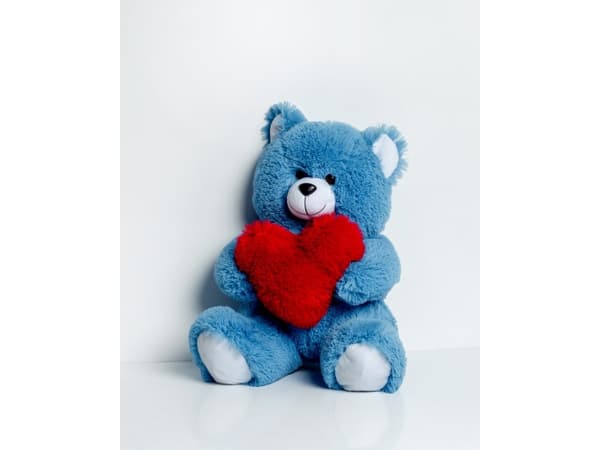 FRANK bamse 50 cm blå