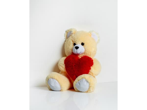 FRANK bamse 50 cm cremefarvet