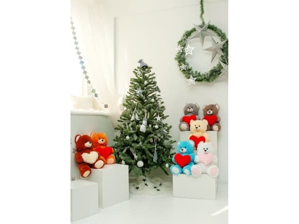 FRANK bamse 50 cm hvid