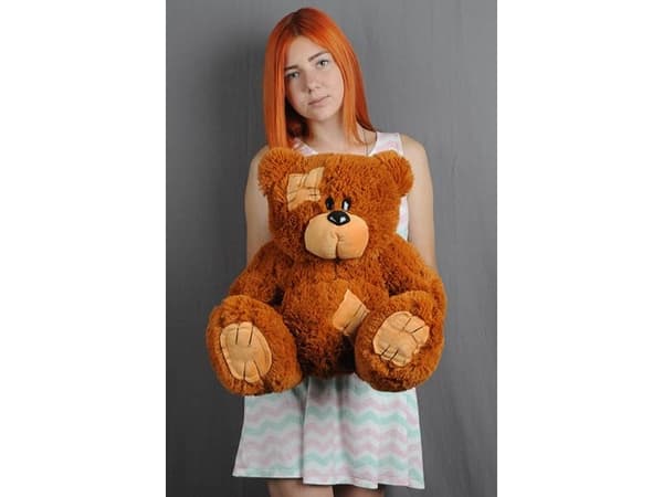 TEDDY bjørn 60 cm brun