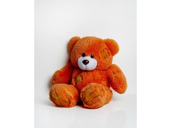TEDDY bjørn 60 cm rød
