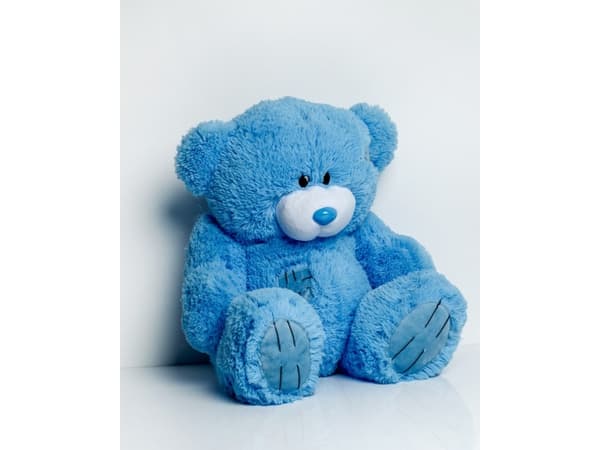 TEDDY bjørn 60 cm blå