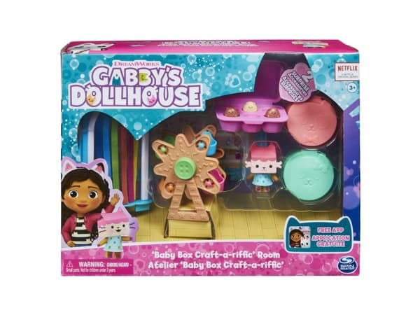 Gabby''s Dollhouse Baby Box Cat Craft-A-Riffic Room, Action/Eventyr, 3 År, Flerfarvet