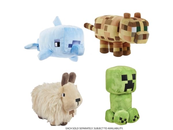 Minecraft perusta plysfigur sortiment, Tegneseriefigur, 3 År