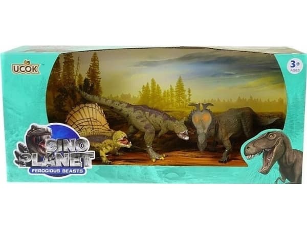 Hippo Dinosaurier 17cm 3st
