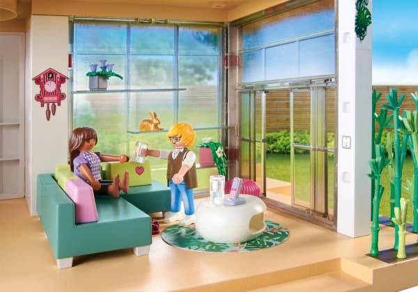 Playmobil My Life Living House with winter garden, Hus, My Life, 4 År, Multifärg, Plast