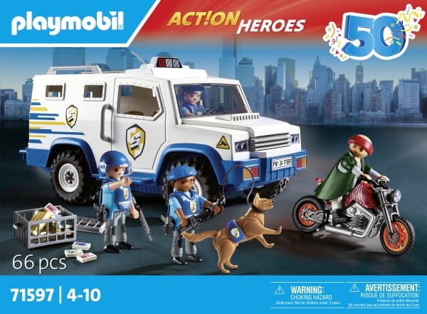 Playmobil 71597, poliisi, 3 vuotta, monivärinen, muovia