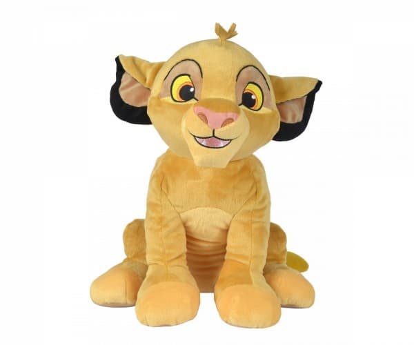 Disney plyschleksak Simba, 40 cm, gul