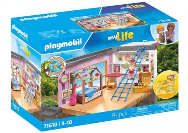 Playmobil My Life Children''s room, Hus, My Life, 4 år, Flerfarget, Plast