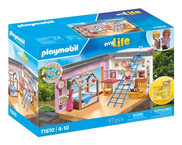 Playmobil My Life Children''s room, Hus, My Life, 4 år, Flerfarget, Plast