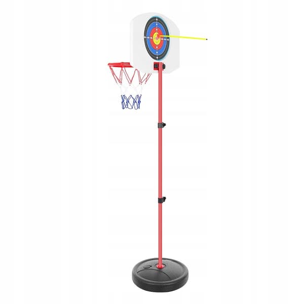 Basketballspill med kurv og mål