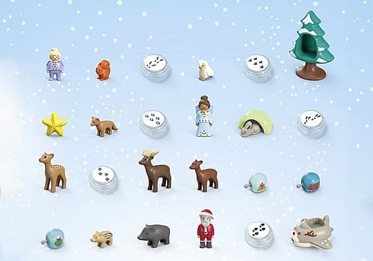 PLAYMOBIL 70297 Playm. 1.2.3 Adventskalender snöstrut