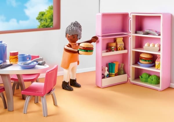 Playmobil My Life Kitchen with dining place, Kök, My Life, 4 År, Multifärg, Plast