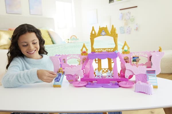 Disney Princess Vogn & Slott Lekesett