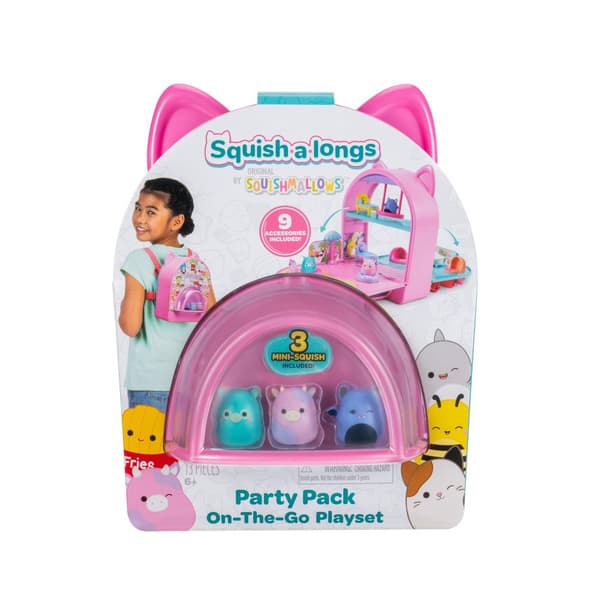 Squishalongs 2,5 cm On the Go Party Pakke