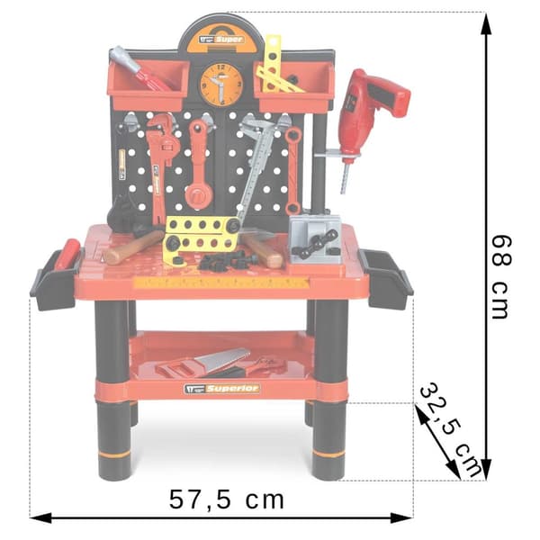 Ricokids 772500 röd barnverkstad