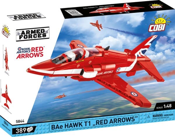 Cobi Klocki Armed Forces BAe Hawk T1 Red Arrows 389 klocków