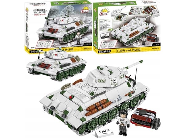 Cobi Blocks Tank T34-76 852 pcs