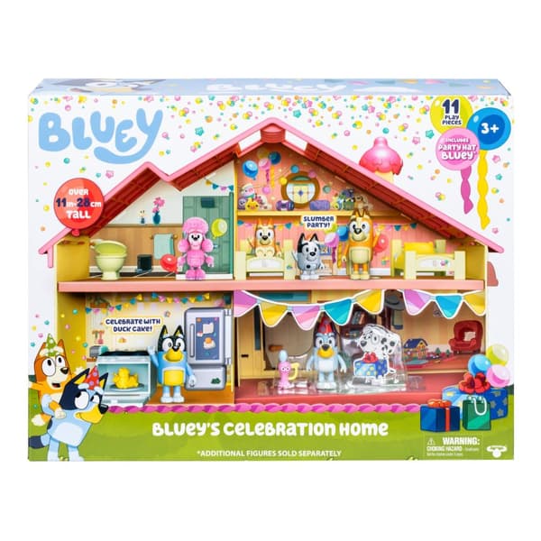 Bluey familjens festhus med tillbehör
