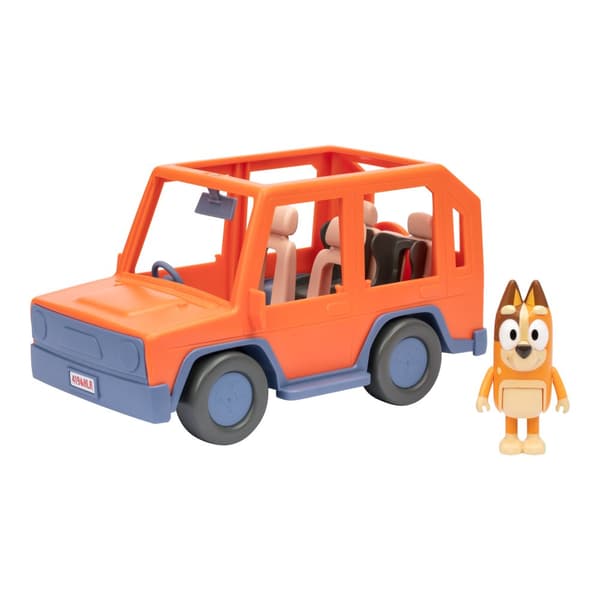 Heeler Family Road Trip Bil med Figur Bluey