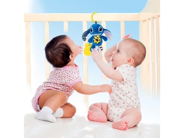 Clementoni Disney Baby Stitch Soft Rattle, Pojke/flicka, Tyg, Plast, Plysch, Multifärg