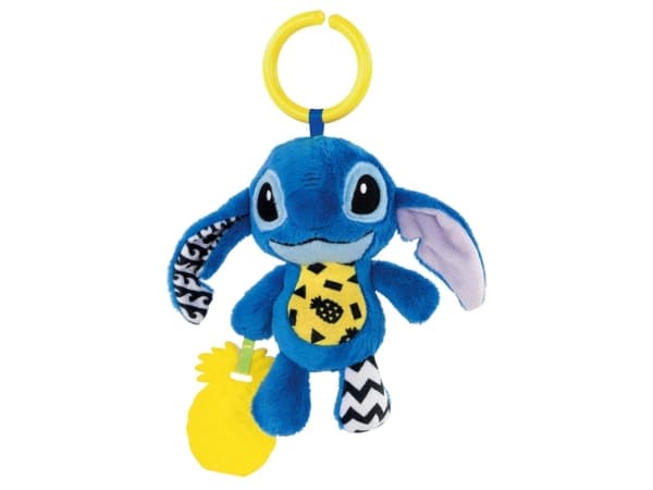 Clementoni Disney Baby Stitch myk rangle, gutt/jente, stoff, plast, plysj, flerfarget