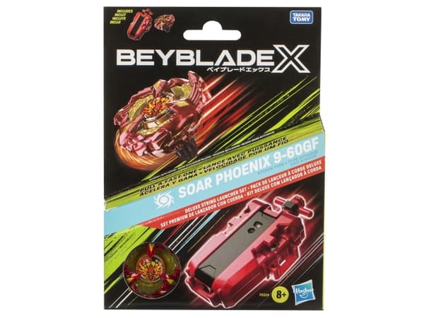 Beyblade X BX Deluxe String Launcher & Top Set