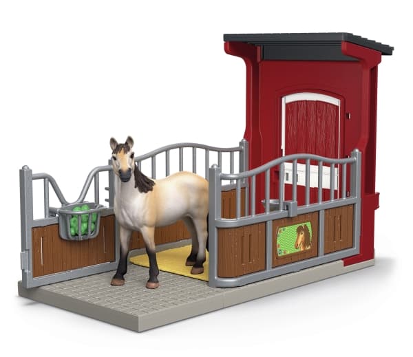 Schleich Ponybox with mustang mare