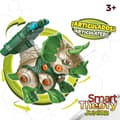 Miniatyrbild 5 av 8: Set med 2 dinosaurier Colorbaby 21 x 14 x 9,5 cm ledad Projektilutskjutare 4 antal Dinosaurie