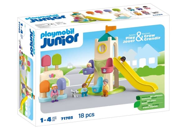 Playmobil JUNIOR: Eventyrtårnet med iskrembod (71703)