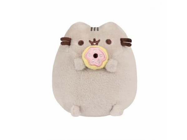 Pusheen - Plyschmaskot med munk 13 cm