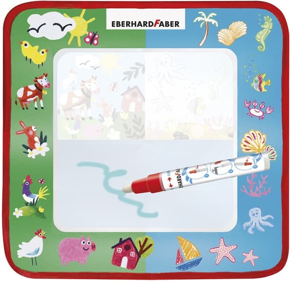 Eberhard Faber EF-524130 Ritmatta Aquafun 32x32cm Inkl. 1 vattenpenna