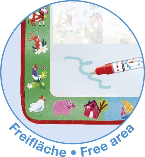 Eberhard Faber EF-524130 Ritmatta Aquafun 32x32cm Inkl. 1 vattenpenna