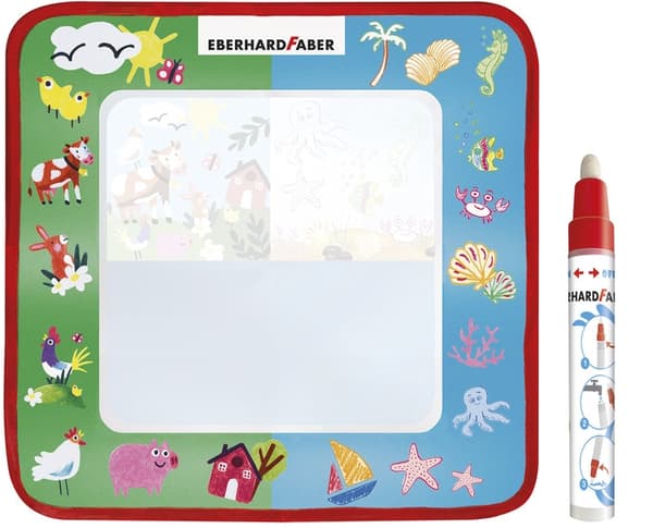 Eberhard Faber EF-524130 Ritmatta Aquafun 32x32cm Inkl. 1 vattenpenna