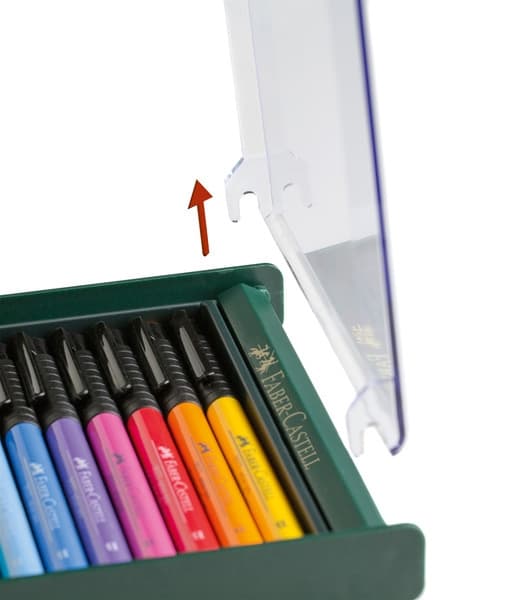 Faber Castell FC-267424 Tegnepen Faber-Castell Pitt Artist Pen børstesæt 12 stykker hud